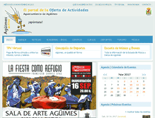 Tablet Screenshot of aguimesactivo.com